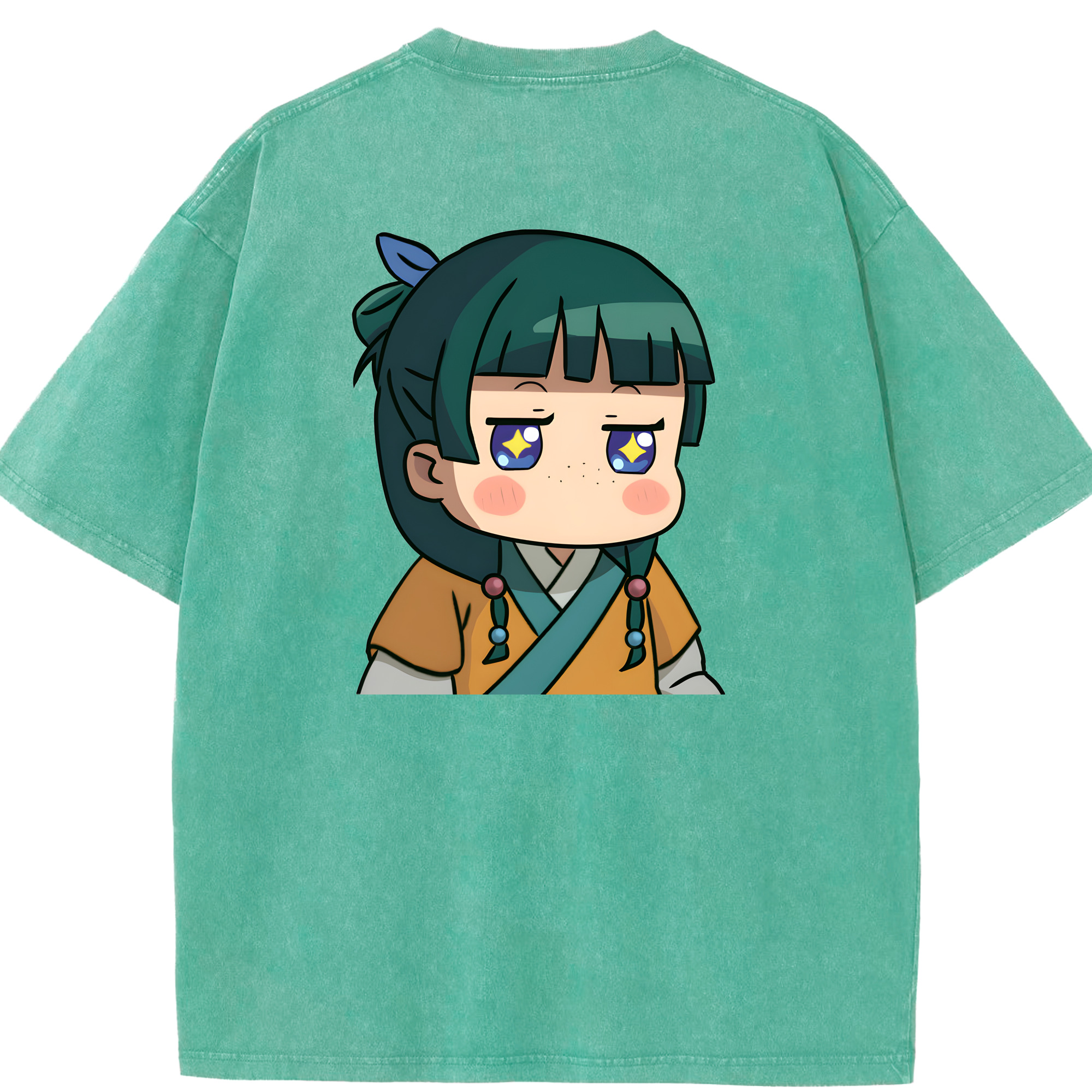 （画像用） 薬屋のひとりごと The Apothecary Diaries 綿100% ヴィンテージ風 半袖Tシャツ（背面プリント）